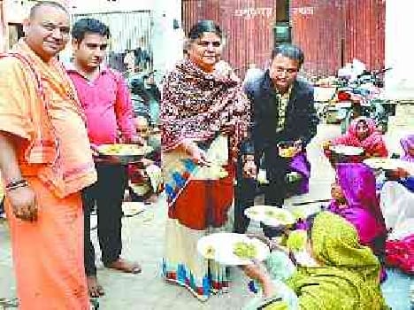 celebration of makarsankranti in bahraich